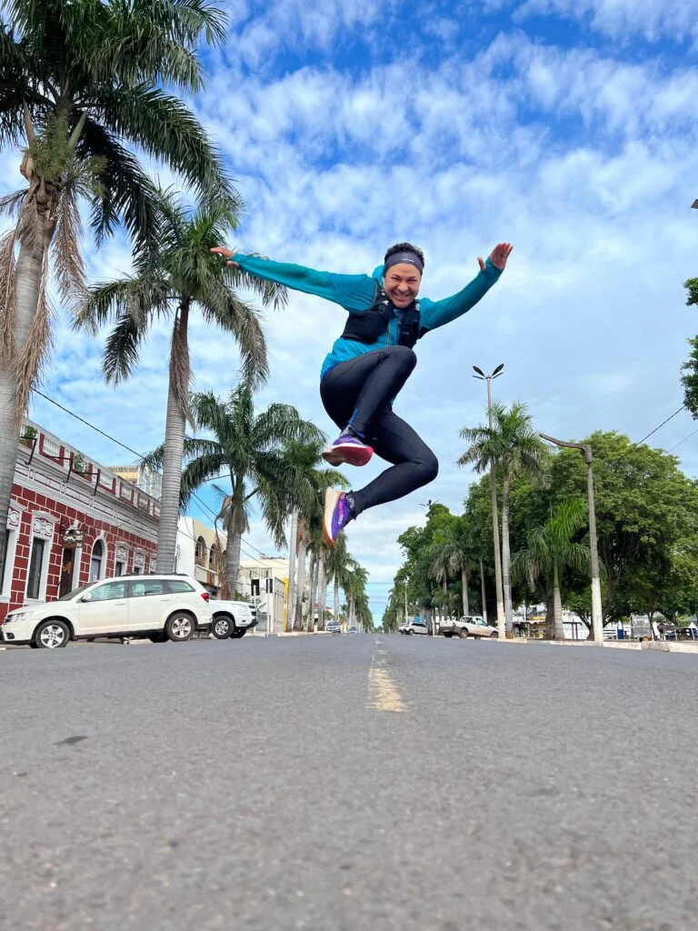 A corrida me deu tudo o que eu tenho