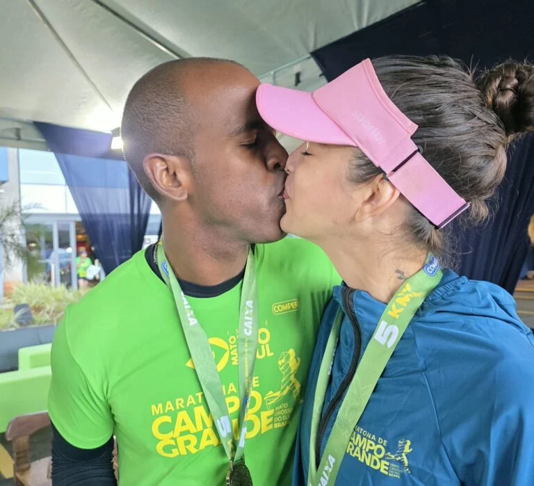 Da linha de chegada, nasceu o amor